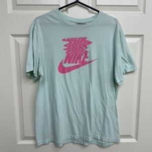 Men's Nike Light Blue T-shirt - Large